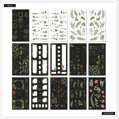 Livro de Adesivos - Value Pack Stickers - Deep Botanicals Floral - The Happy Planner - comprar online