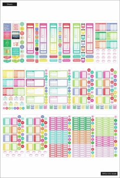 Livro de Adesivos - Value Pack Stickers - Budget Mini - The Happy Planner na internet