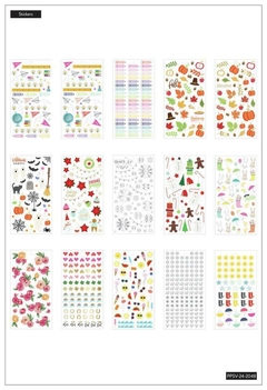 Livro de Adesivos - Value Pack Stickers - Seasonal BIG Teacher - The Happy Planner - comprar online