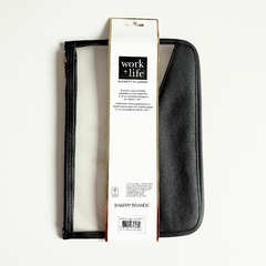 Estojo - Work + Life Minimalist Pen Pouch - Black - The Happy Planner - loja online