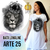 ART-MALHA / Veste Longline Branca Arte Busto