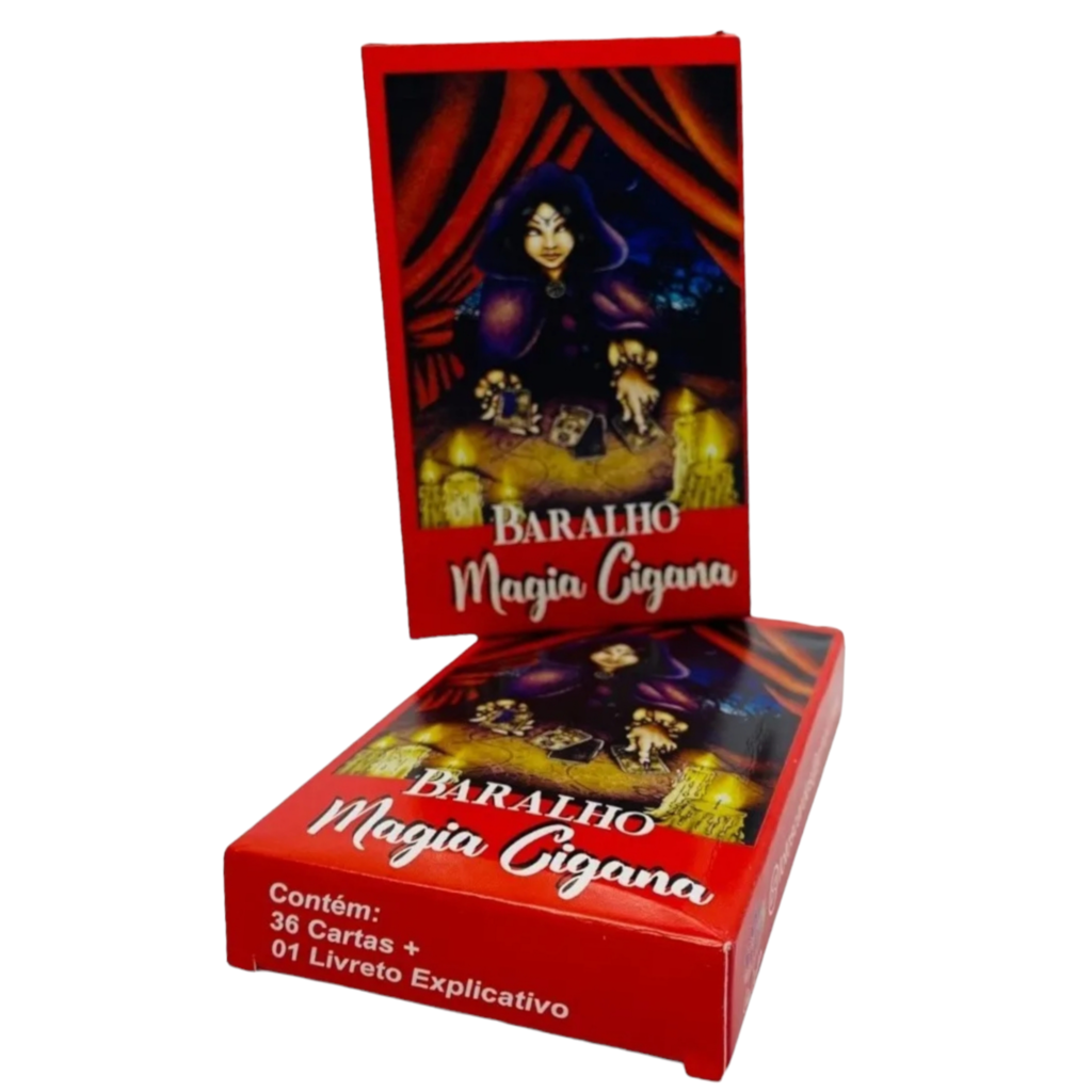 Baralho Tarot A Magia das Cartas Ciganas Amarelo 36 Cartas