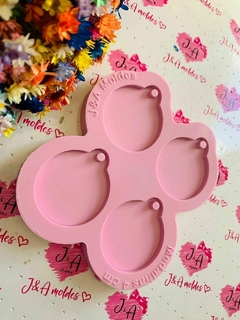 Molde de Silicone Medalhas 4cm