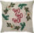 Capa Almofada Linho Broderie Contos de Natal HoHoHo