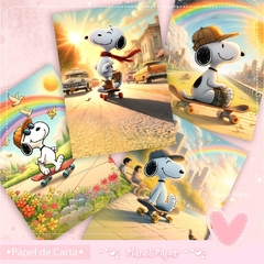 Papéis de Carta Snoopy (28 Modelos)