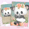 Papel de Carta Panda (04 Papéis e 02 Envelopes)