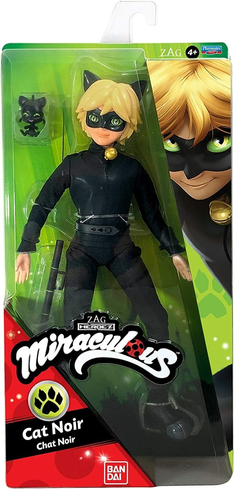 Mu eco Miraculous Ladybug Cat Noir con Plaga