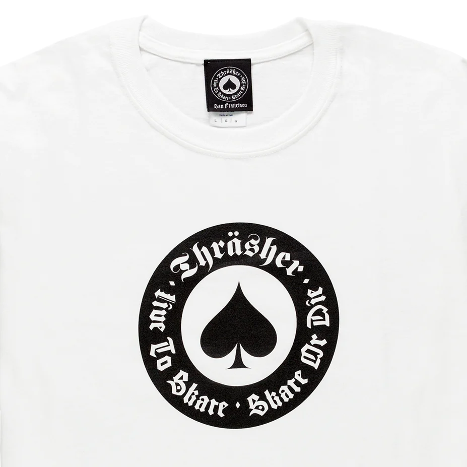 Playera thrasher blanca sale