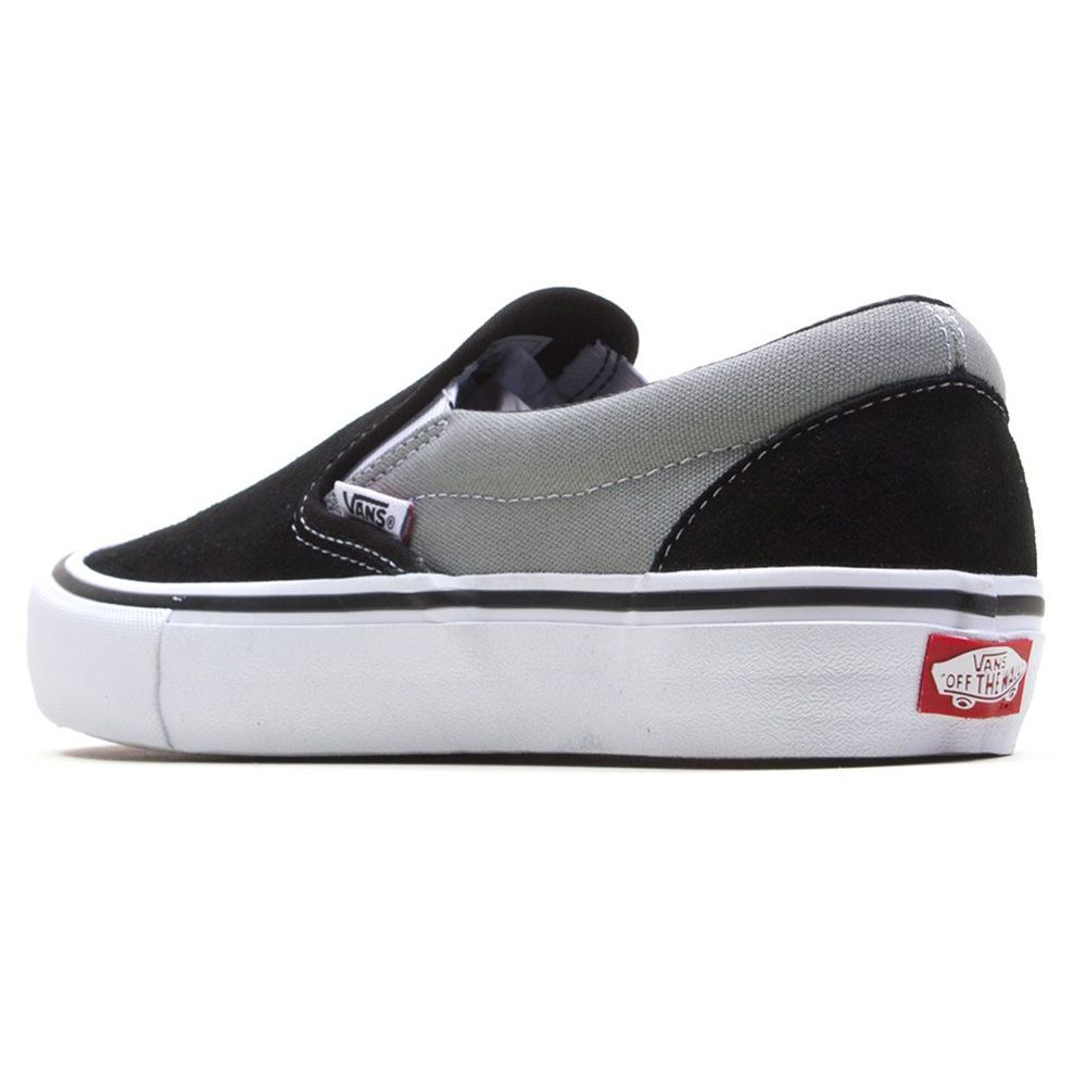 Tenis Vans Slip on Pro Nation Black Silver