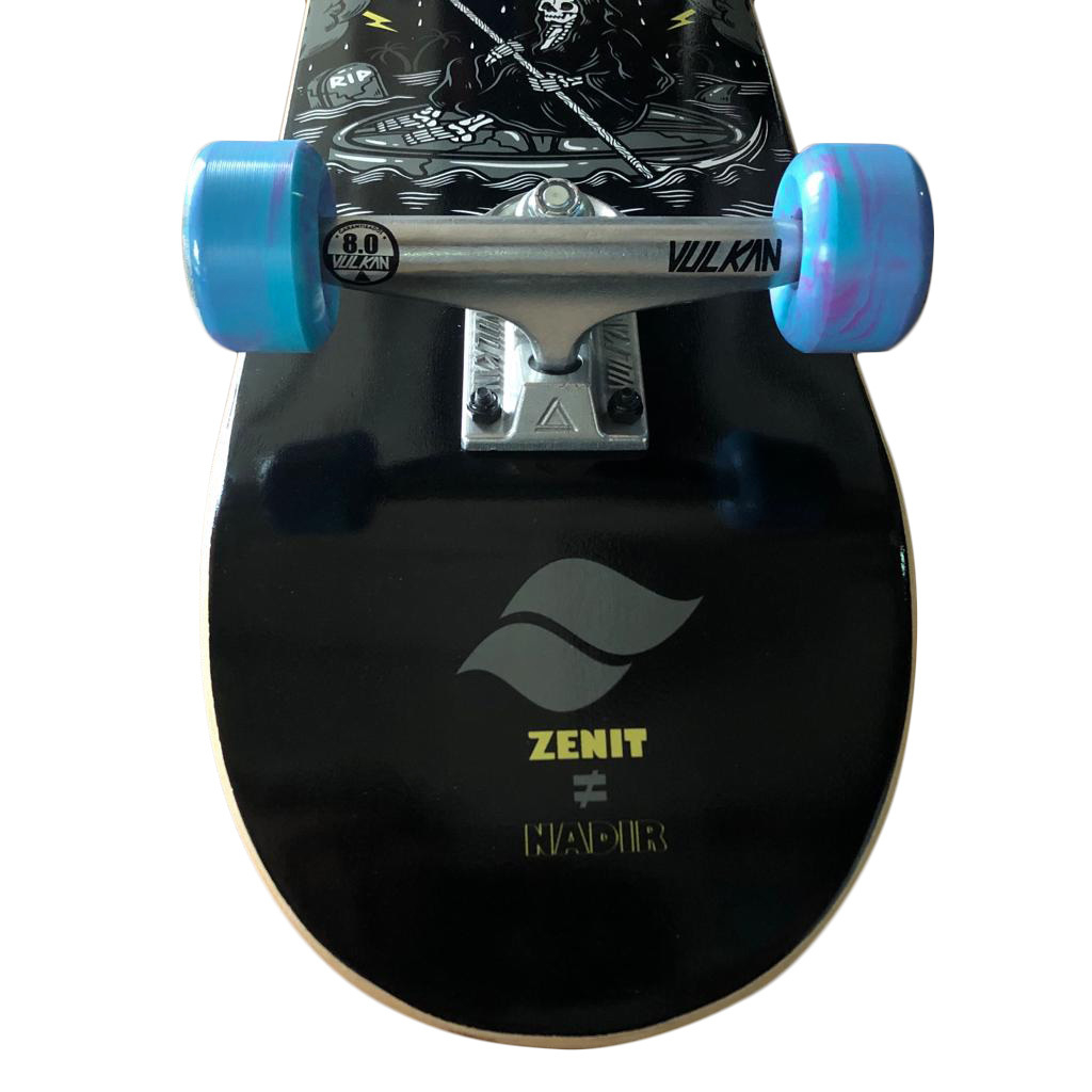 Zenit Tribulaciones Black 8.0" Skateboard Complete