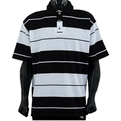 Playera Ares Polo Caramelo Negro Blanco