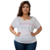 Camiseta Plus Size Feminina Dry Furadinho Academia - 050 - FR Moda & Fitness