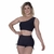 Conjunto Fitness Top e Shorts Cintura Alta Poliamida Empina Bumbum Detalhe Lateral - 037 - comprar online