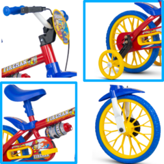 Bicicleta Infantil Nathor Aro 12 Fire Man 100010160036 - CASA ONLINE