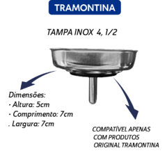 Peneira De Válvula Tramontina 4, 1/2 - comprar online