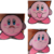Sticker Lenticular 3d de Kirby (3 formas)
