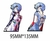 Stickers Lenticulares 3D Rei Ayanami (2 formas)