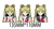 Stickers Lenticulares 3D sailor moon with Luna ( 3 formas)