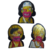 Stickers lenticulares 3D Luffy/Ussop/Sanji (3 formas)