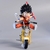 Figuras Goku y Maestro Roshi en Motocicletas