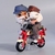 Figuras Goku y Maestro Roshi en Motocicletas en internet