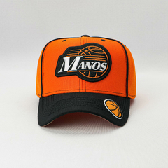 Boné Baseball Orange Coleção Basketball - Manos Caps