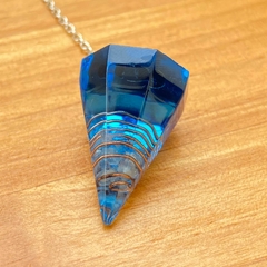 Orgonite Pêndulo de Cristal - Raio Azul - comprar online