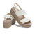 Sandalias Crocs Brooklyn Plataforma Mujer Blanco - tienda online