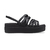 Sandalias Crocs Brooklyn Strappy Low Wdgw - (Black)