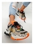 Zapatillas Gummi Follow Mujer Naranja/Negro - Nix Sneakers
