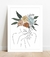 Quadro decorativo minimalista mulher - comprar online