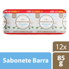 Kit de Sabonete Francis Sensações Relaxamento Gardênia com 12 unidades de 85g