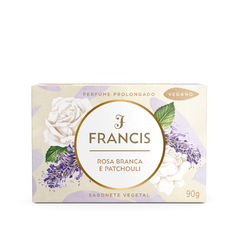 Sabonete Francis Clássico Rosa Branca e Patchouli 90g | Loja Francis