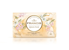 Sabonete Francis em Barra Infusão Floral Flor de Lótus e Lírio 150g