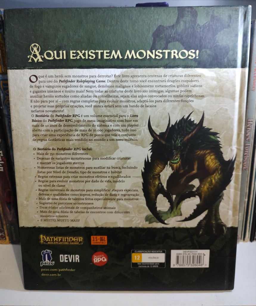 Bestiário 2 - Pathfinder 2 RPG - Sebo do RPG