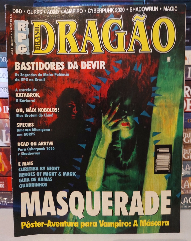 Revista Dragão Brasil #22 - RPG - Sebo do RPG