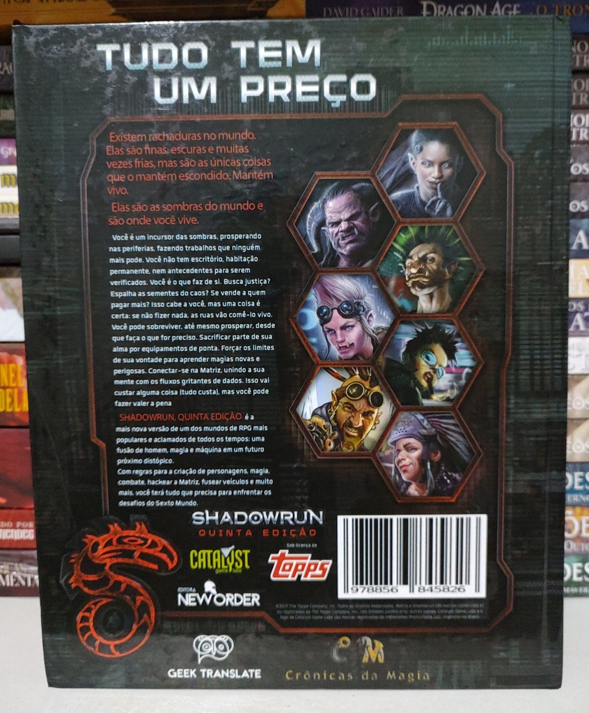 Escudo do Mestre - Shadowrun Sexto Mundo - Editora New Order