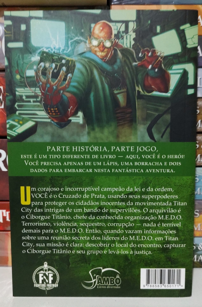 Livro-Jogo - Encontro Marcado com o M.E.D.O. - R$ 39,90