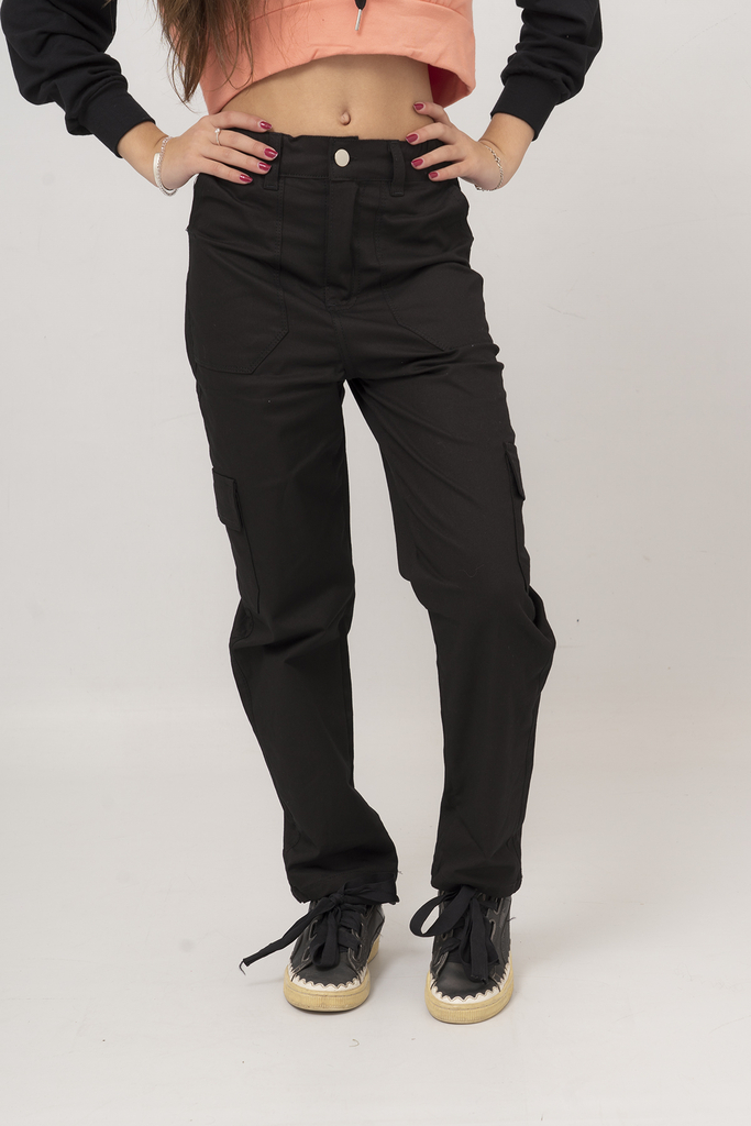 Pantalon cargo chica sale