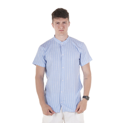 Camisa Lino Rayada - tienda online