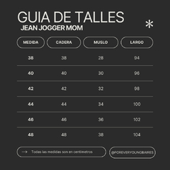 Jean Jogger Mom - tienda online