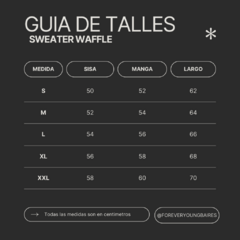 Sweater Waffle - comprar online