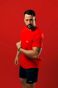 Camiseta Raglan Bolt Vermelha - comprar online