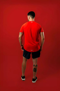Camiseta Raglan Bolt Vermelha na internet