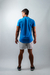 Camiseta Raglan Bolt Azul Céu. - comprar online