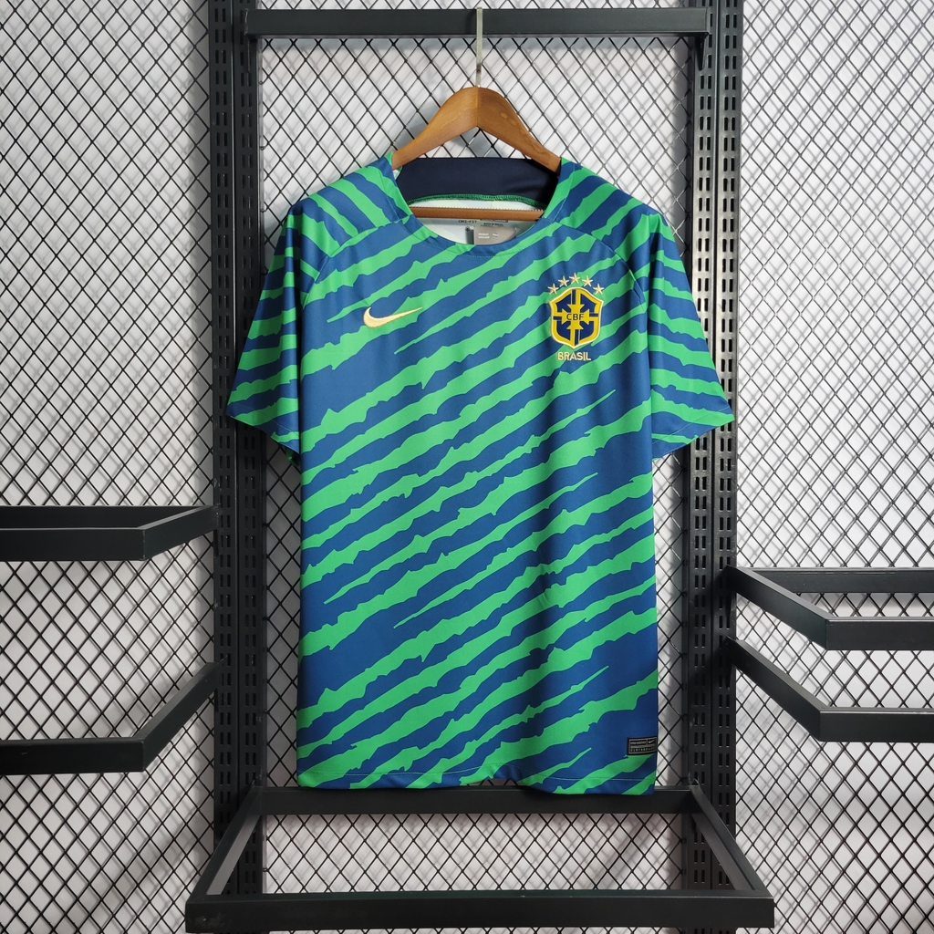 Camiseta Camisa Brasil 2022 Copa do Mundo Futebol Masculina Amarelo  Tamanho:P : : Moda