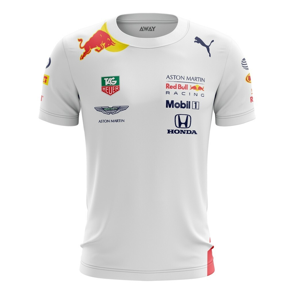 Camisa Red Bull Honda - Branca F1