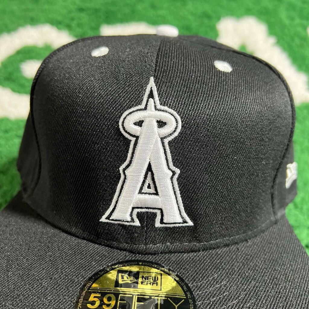 Gorra New Era Los Angeles Angels Black On Black MLB 59fifty