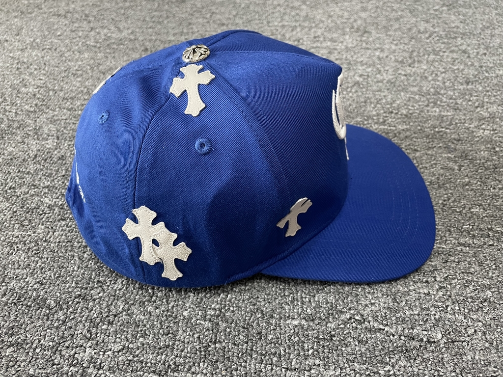 Buy Chrome Hearts Cross Patch Baseball Hat 'Blue' - 1383