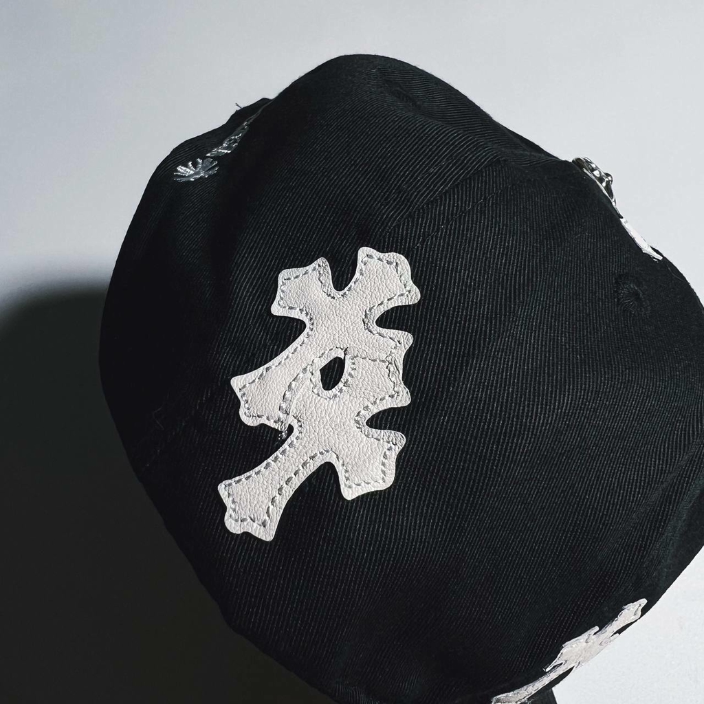 Elevation of Style: Chrome Hearts Cross Patch Black Hat